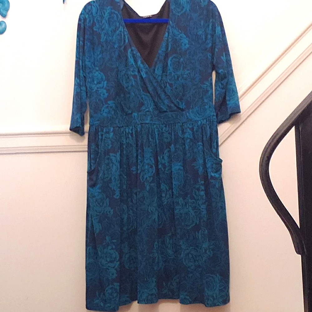 Torrid Faux Wrap Dress Pockets 2